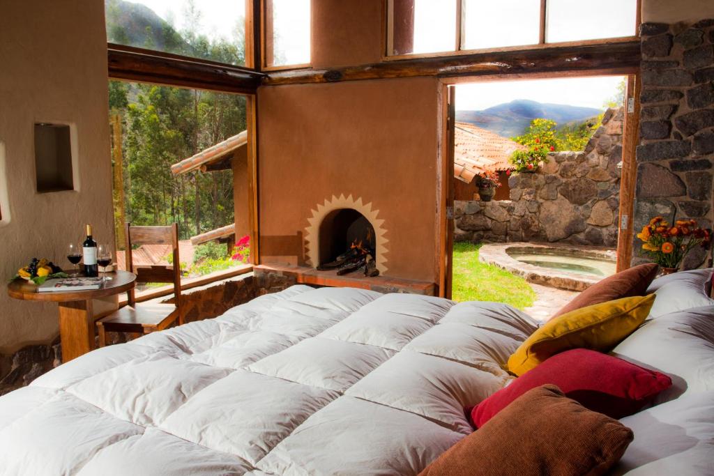 Posezení v ubytování Sacred Dreams Lodge