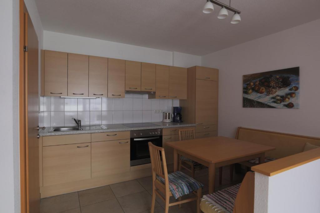 Kuchyň nebo kuchyňský kout v ubytování Ferienwohnungen Matzner