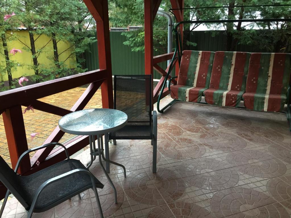 Balkón nebo terasa v ubytování Príma Vendégház