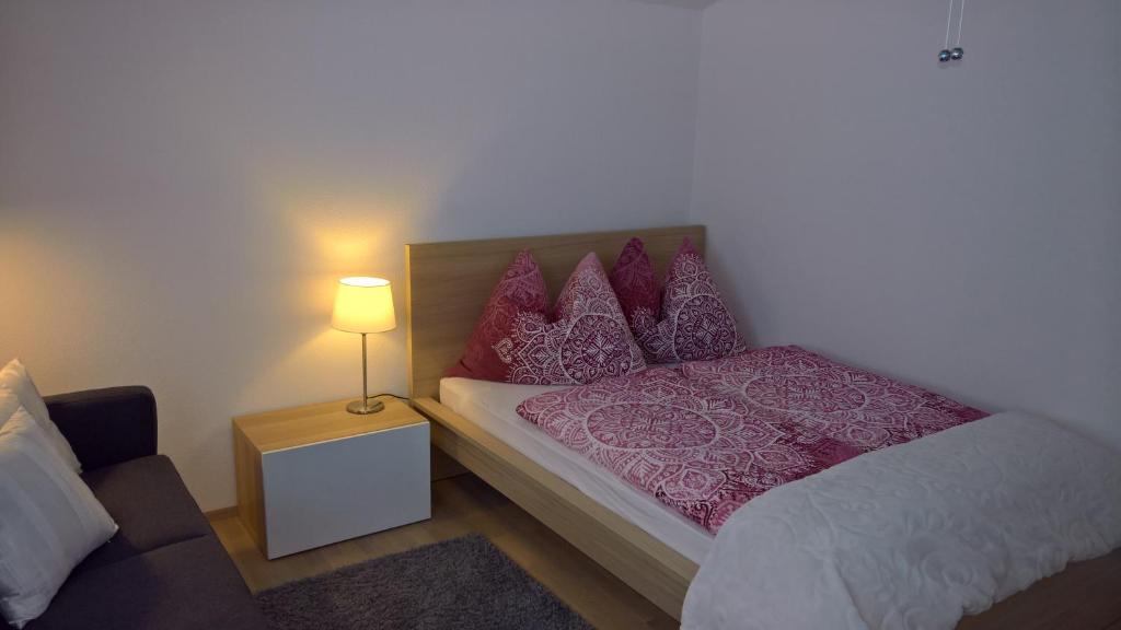 Postel nebo postele na pokoji v ubytování Appartement Erlbacher