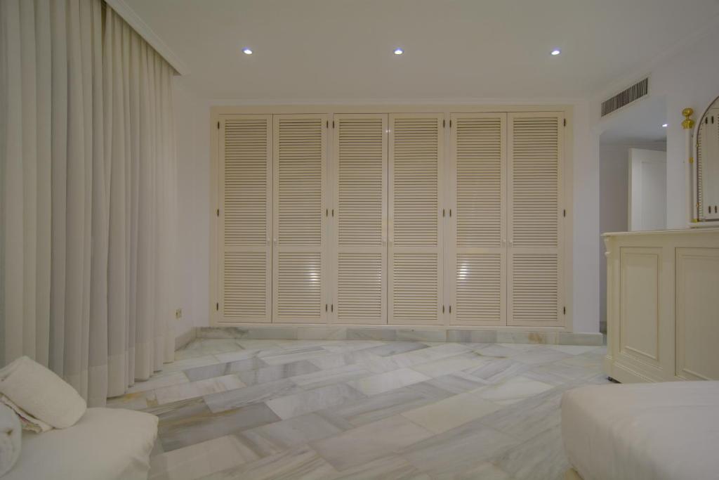 Posteľ alebo postele v izbe v ubytovaní Apartment in White Pearl Beach