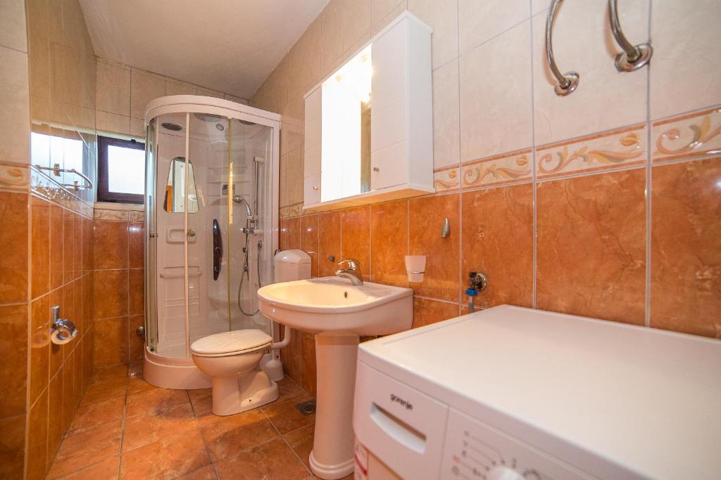 Kúpeľňa v ubytovaní Guesthouse Milijana