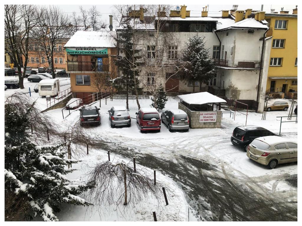 Kwadrat B&B Jałowego v zime
