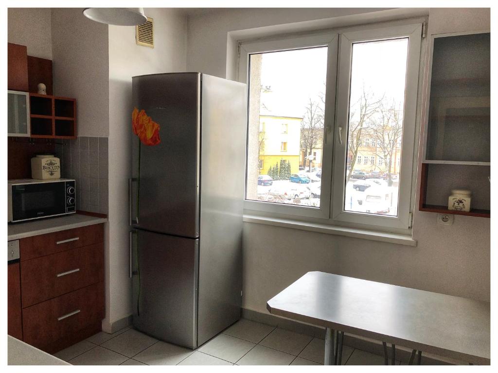 Kwadrat B&B Jałowego tesisinde mutfak veya mini mutfak