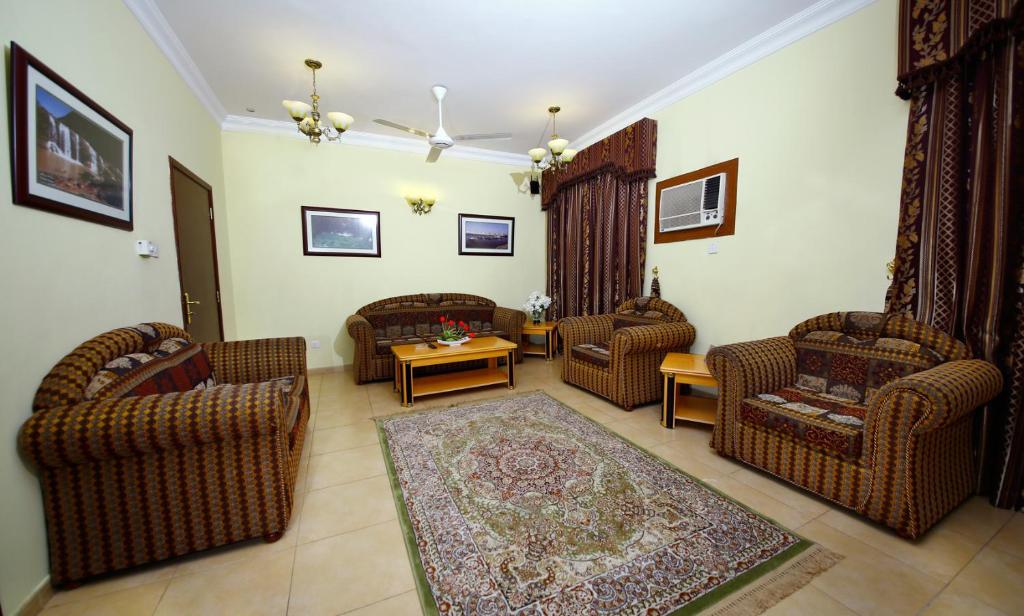 Posezení v ubytování Muscat International Hotel