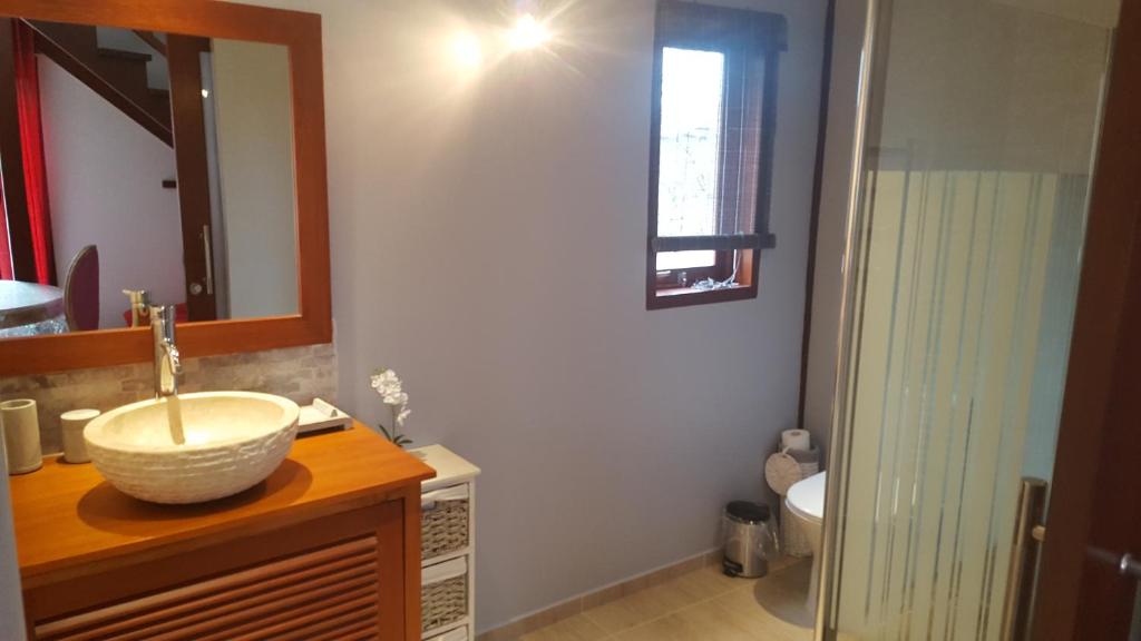Koupelna v ubytování DUPLEX Sérénité du Sud