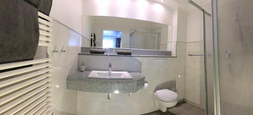 Koupelna v ubytování Pension Villa Transvaal