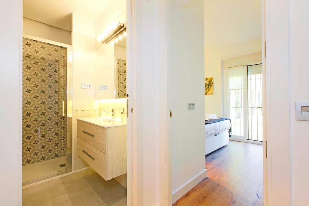 Koupelna v ubytování Madrid Centric Suites