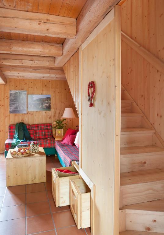 Postel nebo postele na pokoji v ubytování Albergo Diffuso Sauris in Sauris Di Sopra