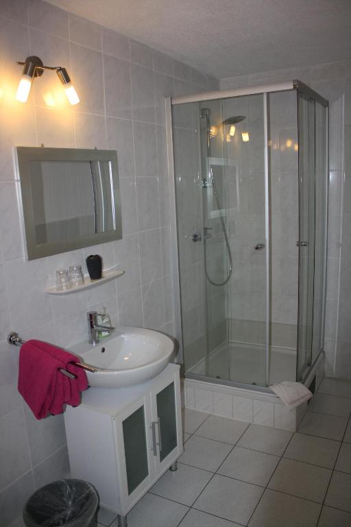 Koupelna v ubytování Ferienwohnung Ziemons