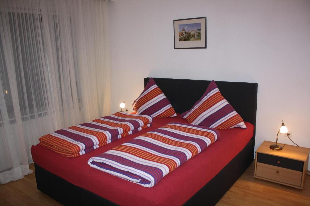 Postel nebo postele na pokoji v ubytování Ferienwohnung Ziemons