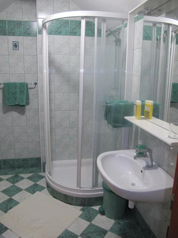 Koupelna v ubytování Apartment Sobe Ravbar