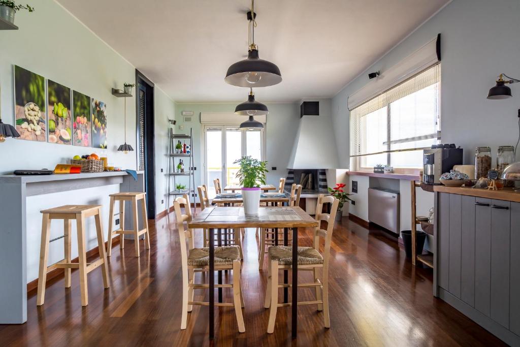 A cozinha ou cozinha compacta de A casa di Alberto