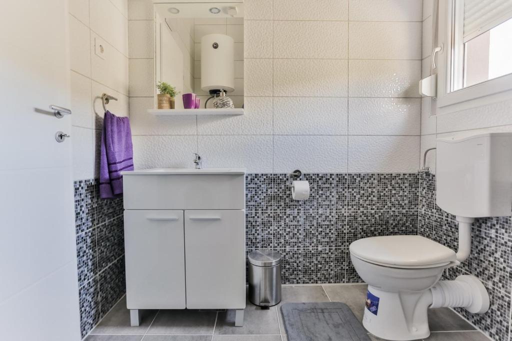 Kúpeľňa v ubytovaní Villa Scandalli