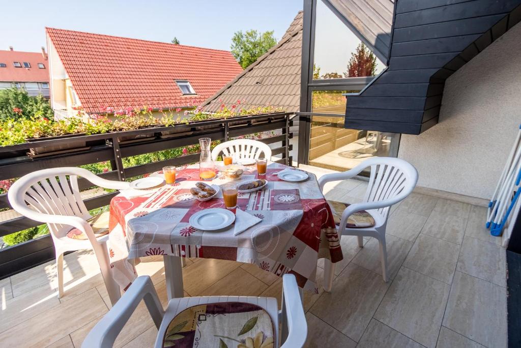 Balkón nebo terasa v ubytování Haus Sonnenhof