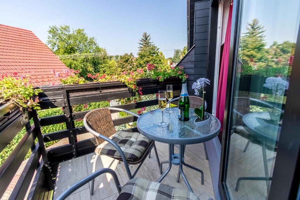 Balkón nebo terasa v ubytování Haus Sonnenhof