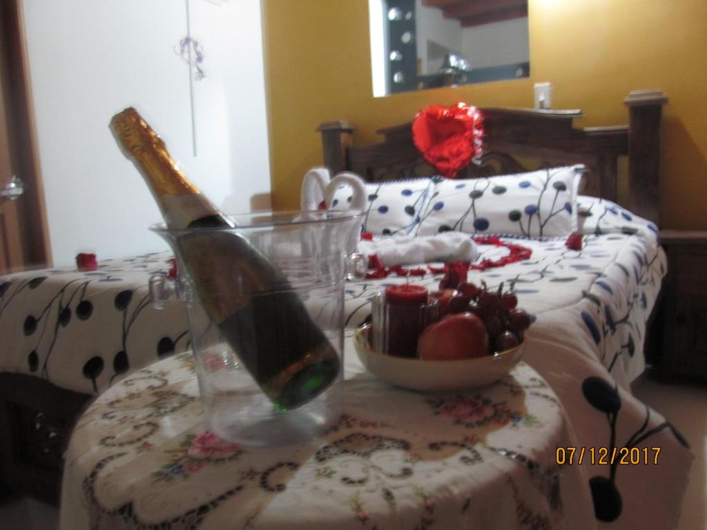 Nápoje v ubytování La Posada Pyg