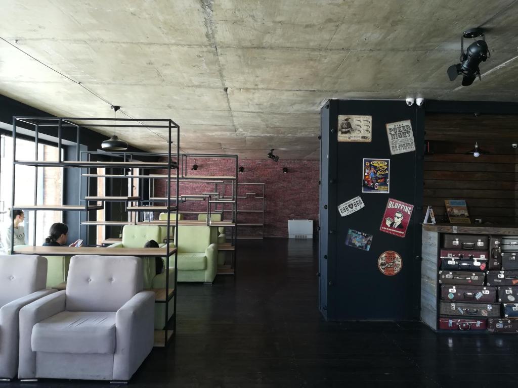 Posezení v ubytování Apartment N503 Gudauri Loft