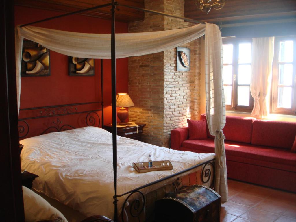 Posteľ alebo postele v izbe v ubytovaní Muses Country House