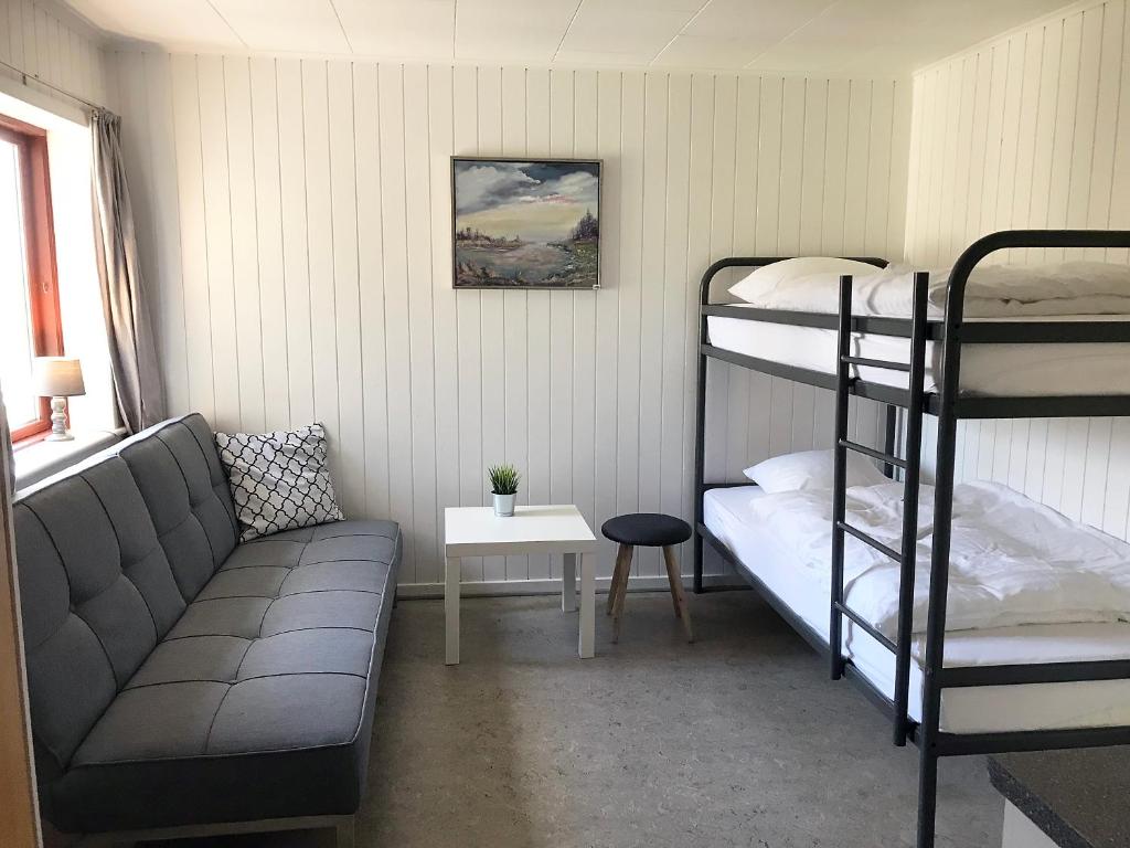 Postel nebo postele na pokoji v ubytování Oasen Samsø