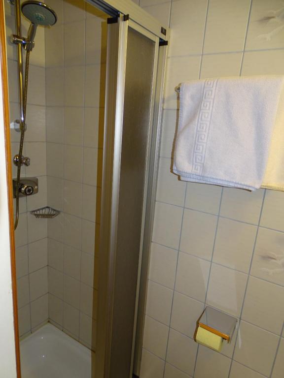 Koupelna v ubytování Pension Bayrhammer
