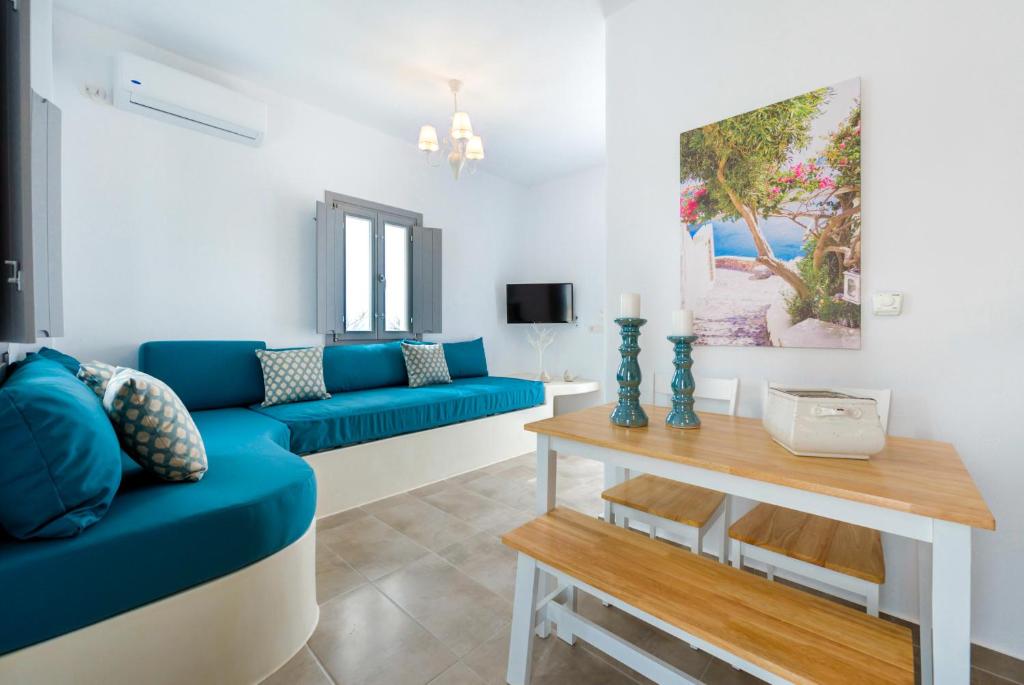 Posezení v ubytování White Harmony Suites