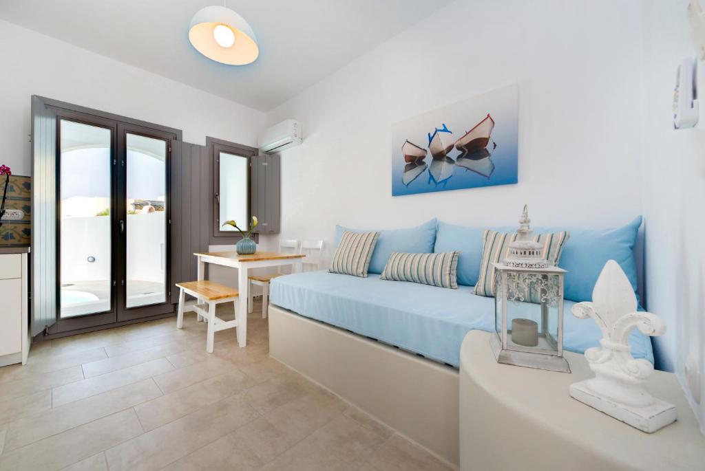 Posezení v ubytování White Harmony Suites