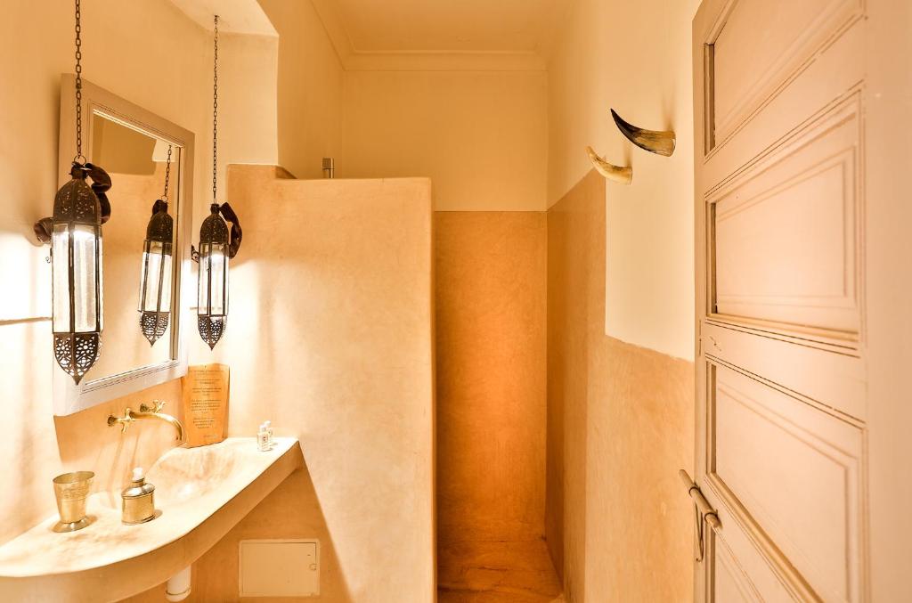 Koupelna v ubytování Hotel & Spa Riad Al Jazira