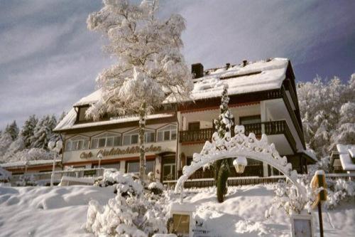 Waldschlösschen v zimě