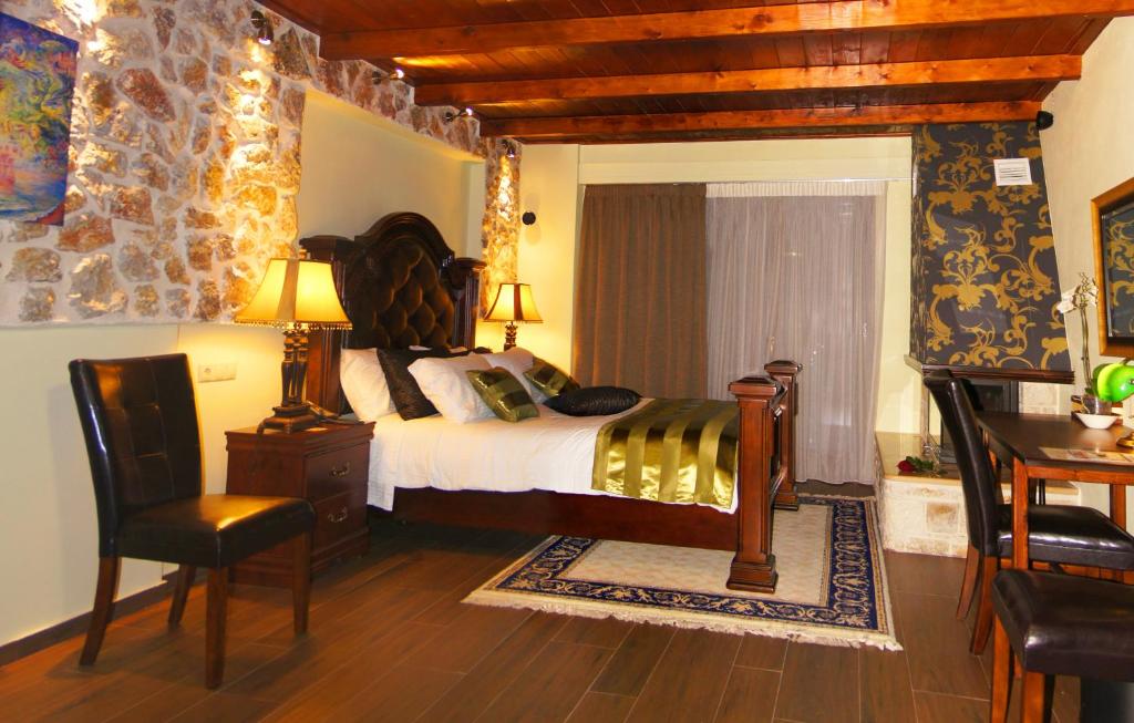 Posezení v ubytování Archontopetra Boutique Hotel