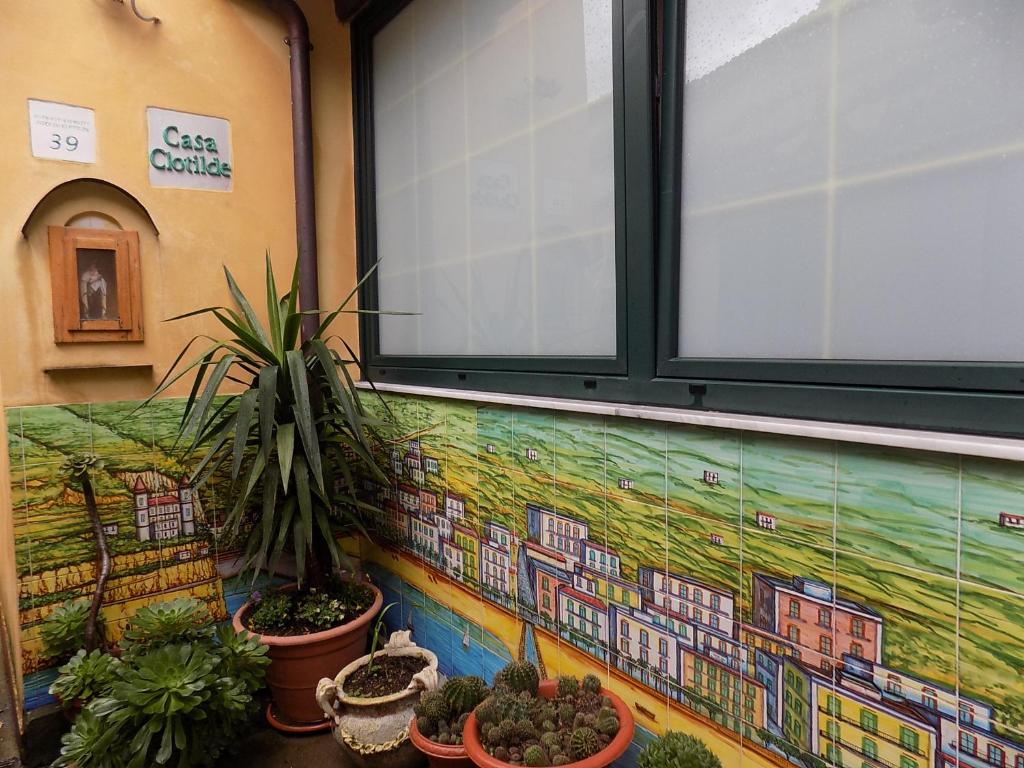 Zahrada ubytování Casa Clotide