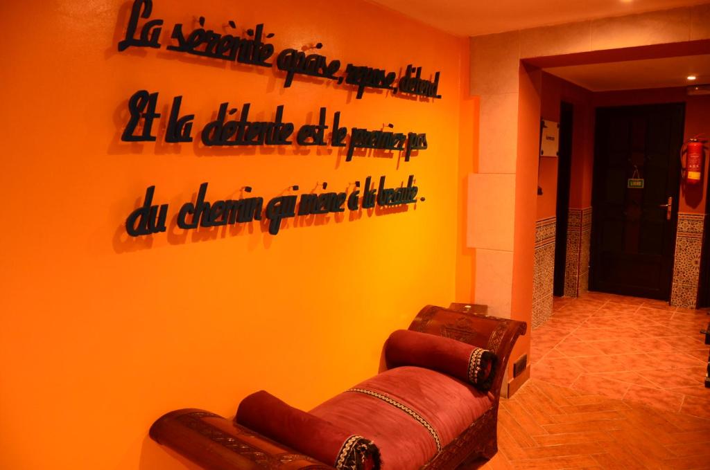 Coin salon dans l'établissement El Pueblo Tamlelt