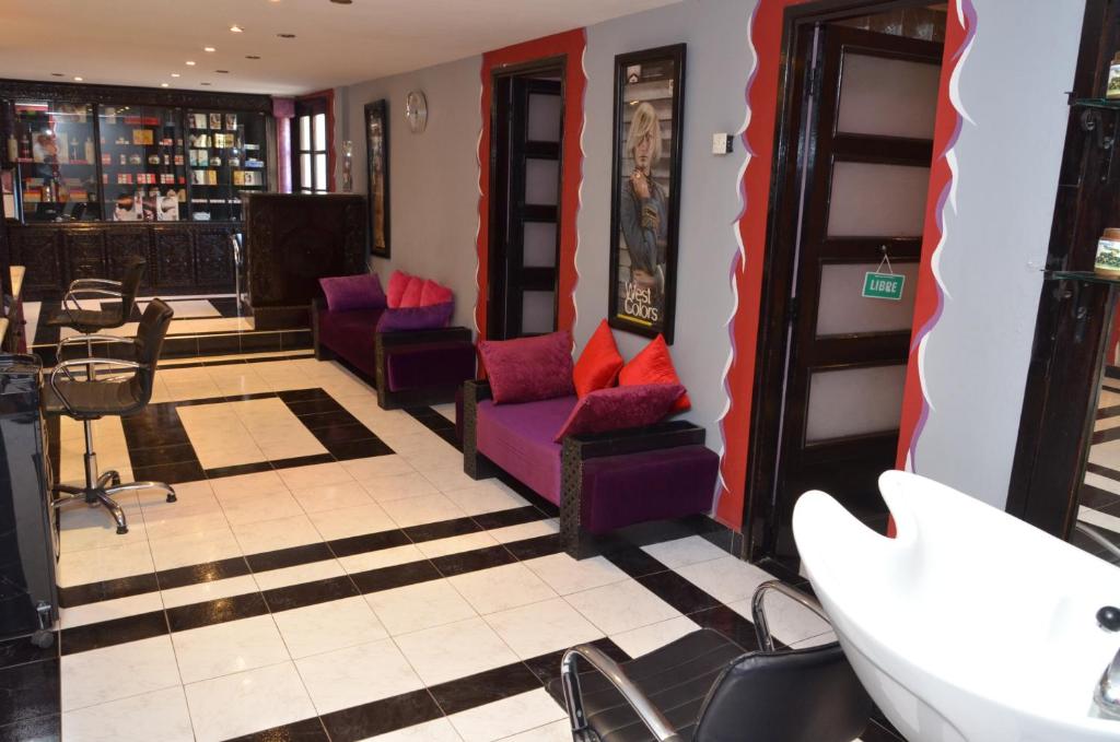 Coin salon dans l'établissement El Pueblo Tamlelt