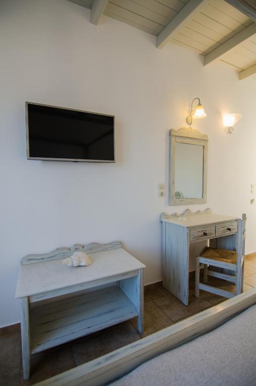 TV a/nebo společenská místnost v ubytování Hotel Katerina