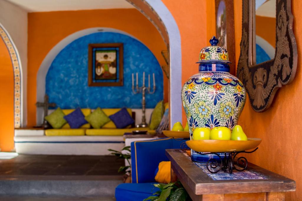 Posezení v ubytování Hotel posada casa regia