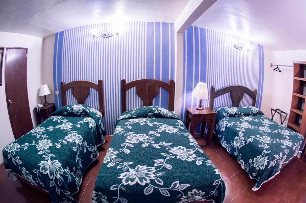 Postel nebo postele na pokoji v ubytování Hotel posada casa regia