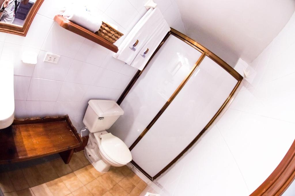Koupelna v ubytování Hotel posada casa regia