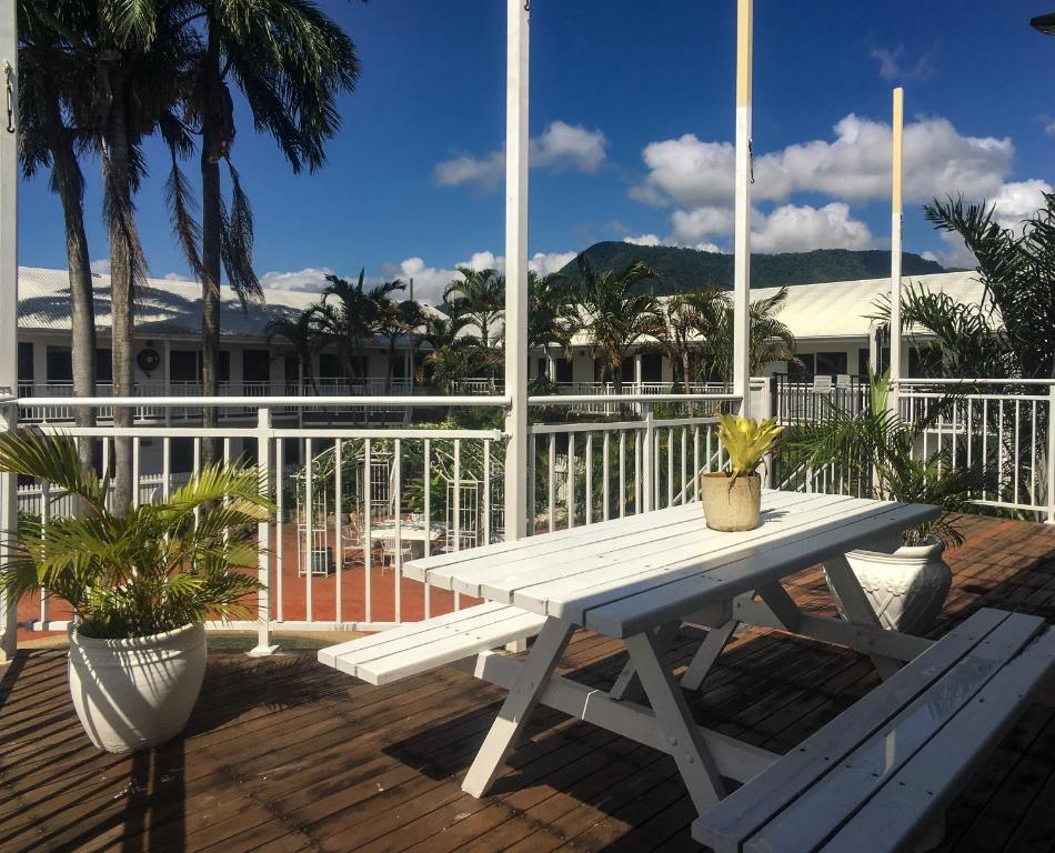 Balkón nebo terasa v ubytování South Cairns Resort