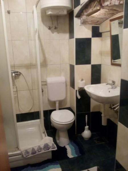 Koupelna v ubytování Apartman i Sobe Čule Cres
