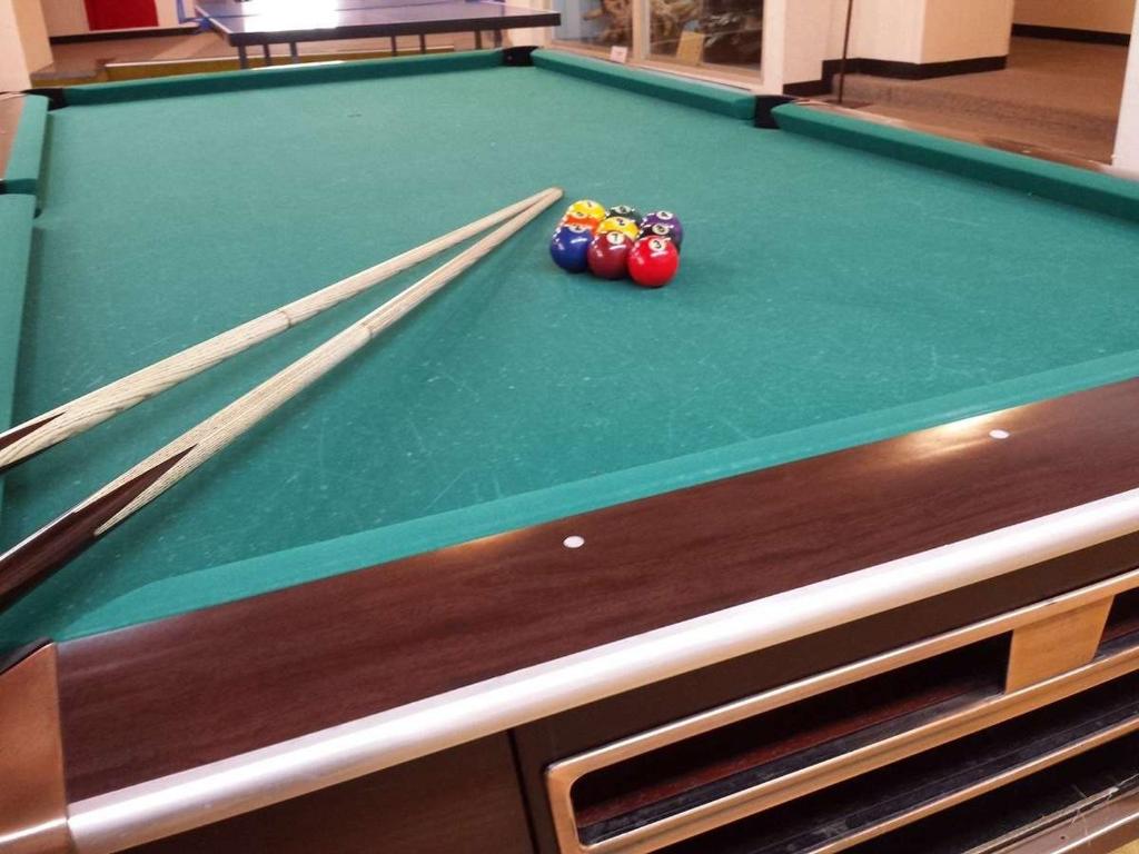 Biliár nebo kulečník v ubytování Hotel Yumoto