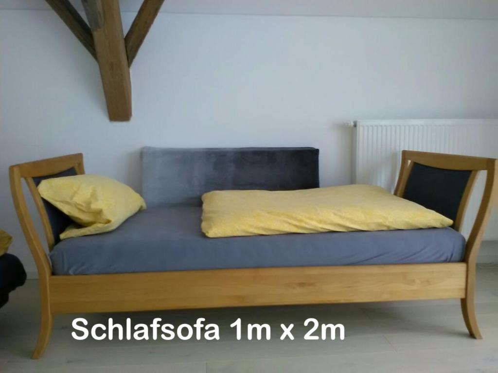 Postel nebo postele na pokoji v ubytování Bauernhaus Pledlberg