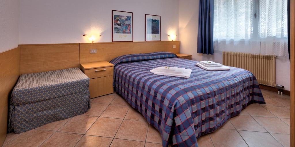 Postel nebo postele na pokoji v ubytování Residence Kristall
