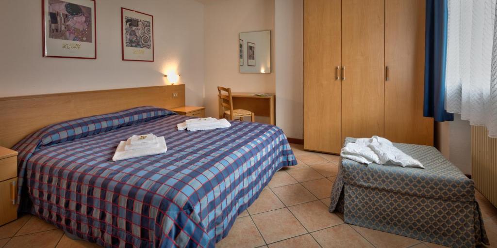 Postel nebo postele na pokoji v ubytování Residence Kristall