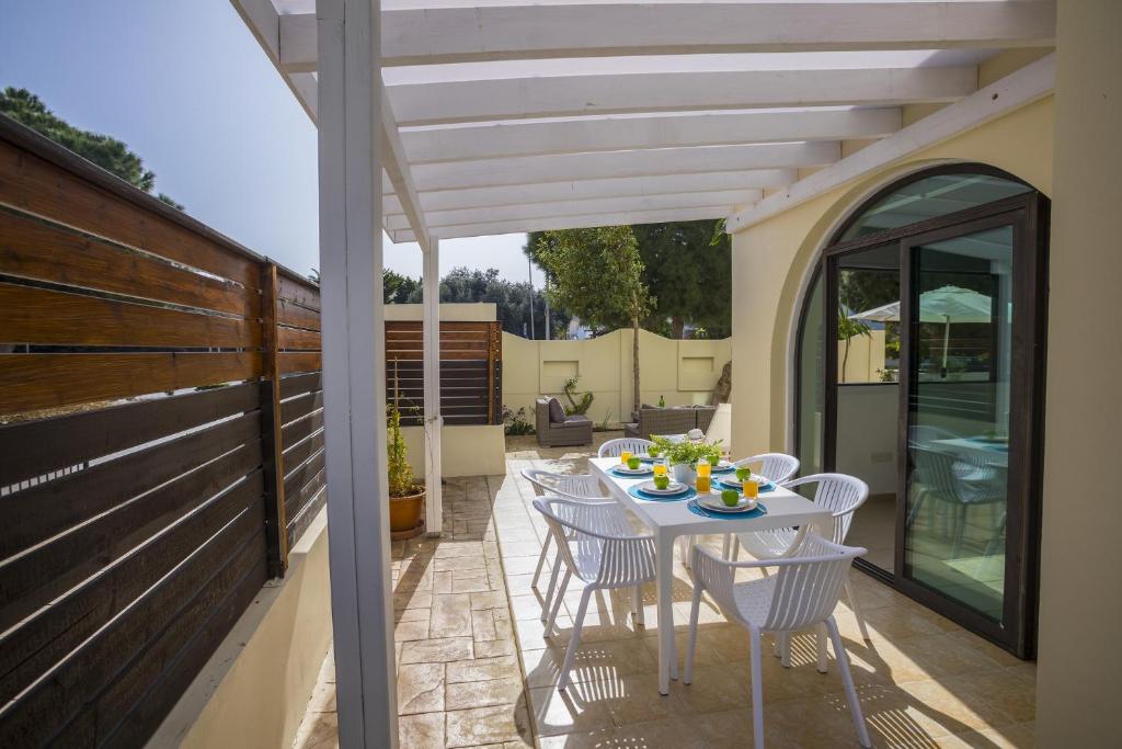 Balkón nebo terasa v ubytování Villa Mylos 8