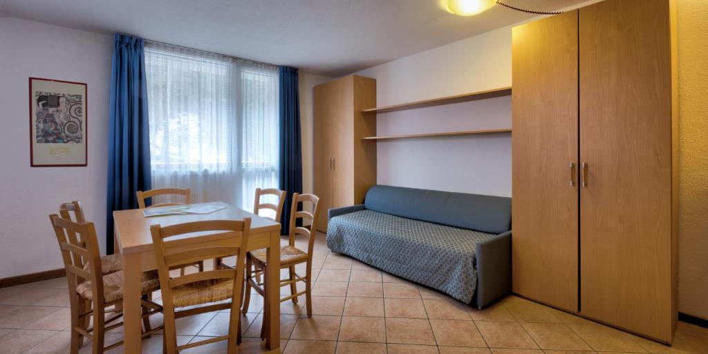 Posezení v ubytování Residence Kristall