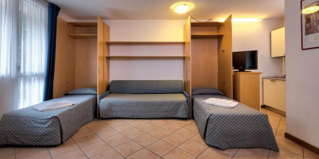 TV a/nebo společenská místnost v ubytování Residence Kristall