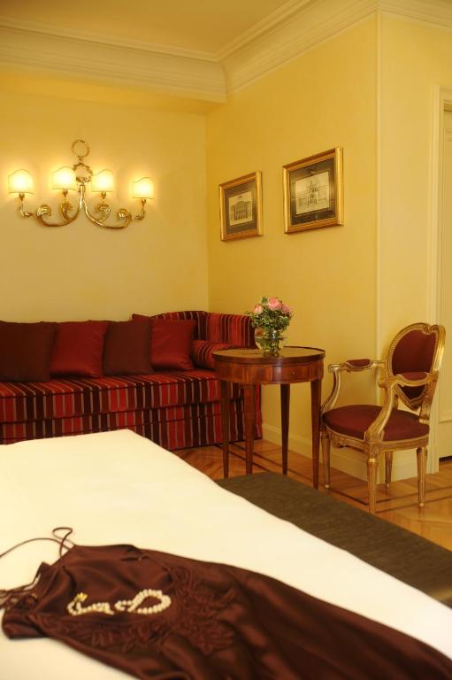 Posezení v ubytování Hotel Villa Duse