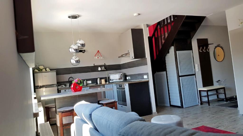 Kuchyňa alebo kuchynka v ubytovaní Apartament Podkowa z widokiem na Giewont