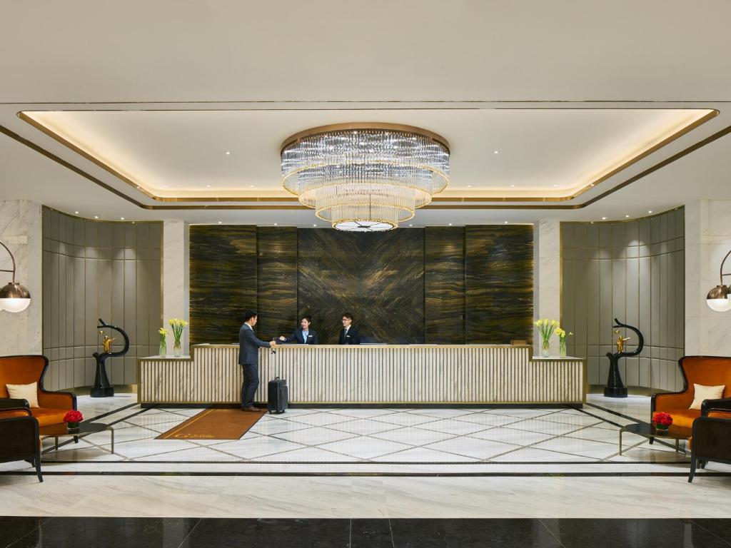 Vstupní hala nebo recepce v ubytování PRIMUS Hotel Wuhan Hannan