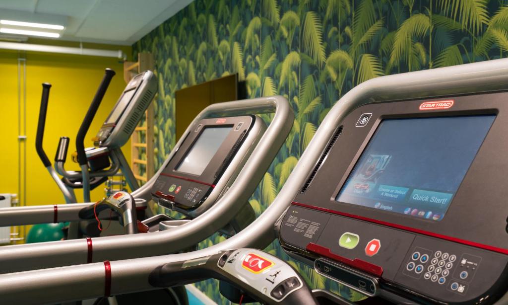Fitness centrum a/nebo fitness zařízení v ubytování Thon Hotel Gardermoen